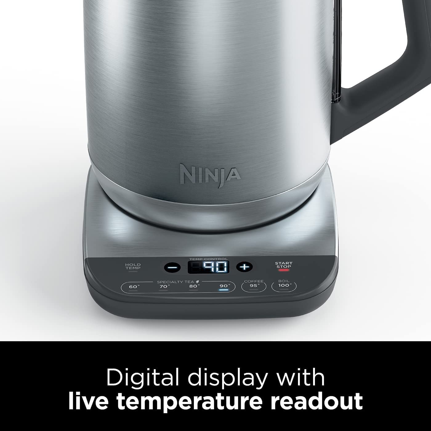 - Ninja Perfect Temperature Kettle | 1.7L | Temperature Control | LED Display -