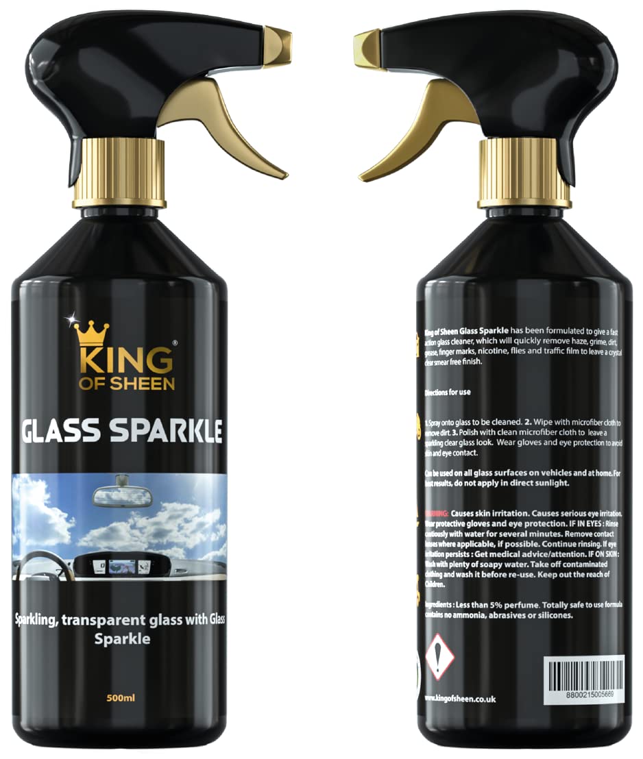 - King of Sheen Glass Sparkle Car Glass Cleaner And Car Glass Polish -