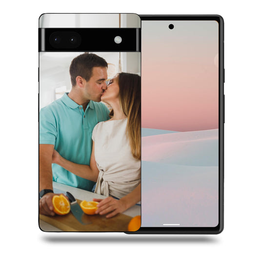 - Naispanda Personalised Phone Case for Google Pixel 6A 5G with Photo Text -