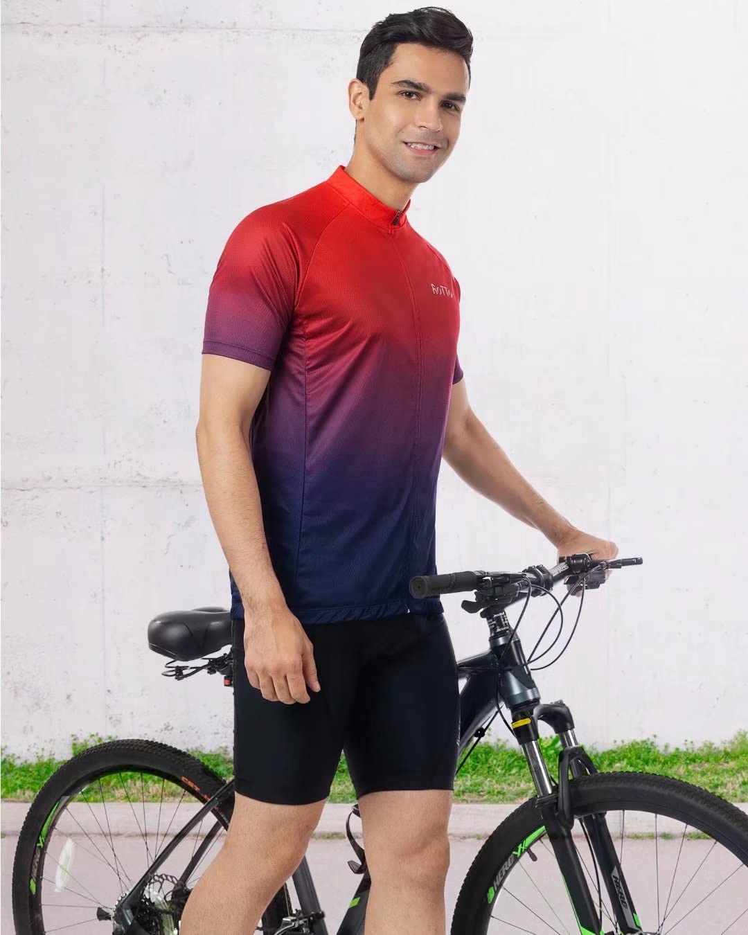 - ROTTO Cycling Jersey | Mens Short Sleeve | Cycle Top | Bike Shirt