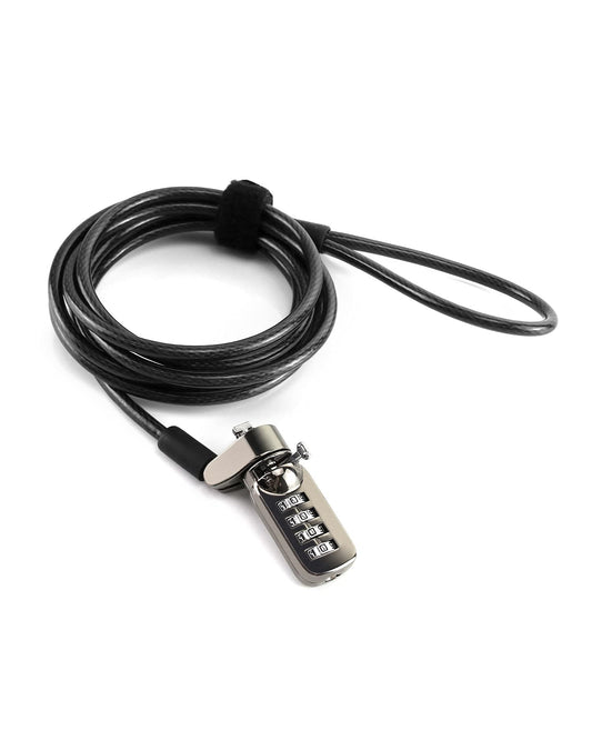 - QWORK® Laptop Lock | T-Bar Locking Mechanism | 4 Digit Password Protection -