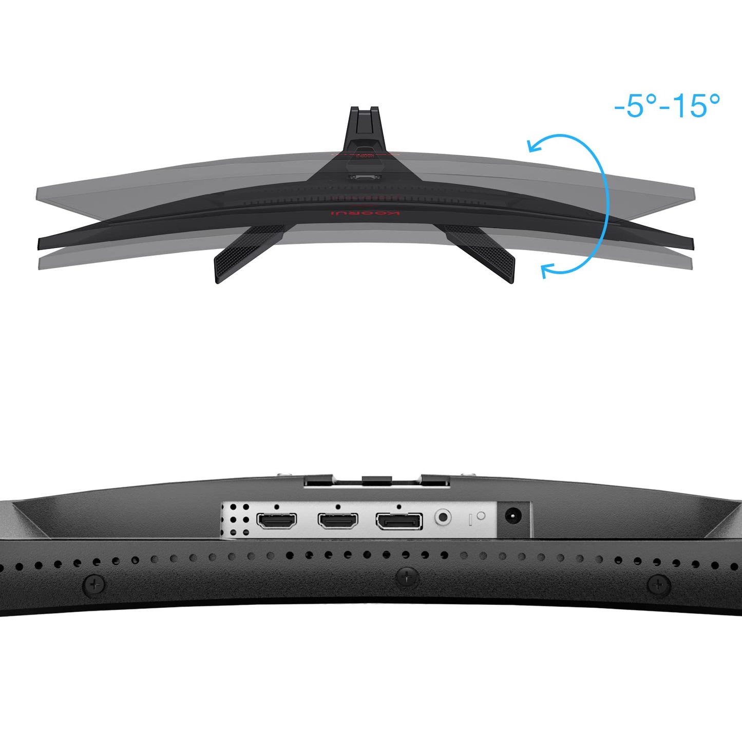 - KOORUI 27-Inch Gaming Monitor | Fast VA Panel 2560 | 1440P | R1800 | 144Hz -