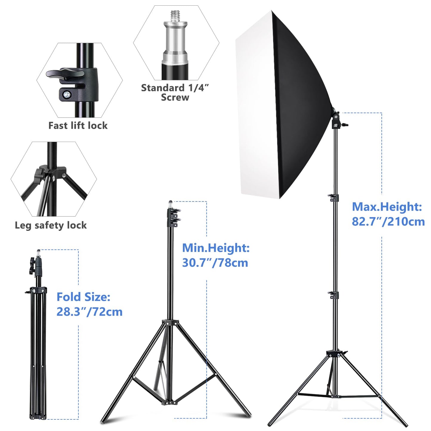 - MSKIRA Softbox Lighting Kit | Continuous Photography Lighting Kit -