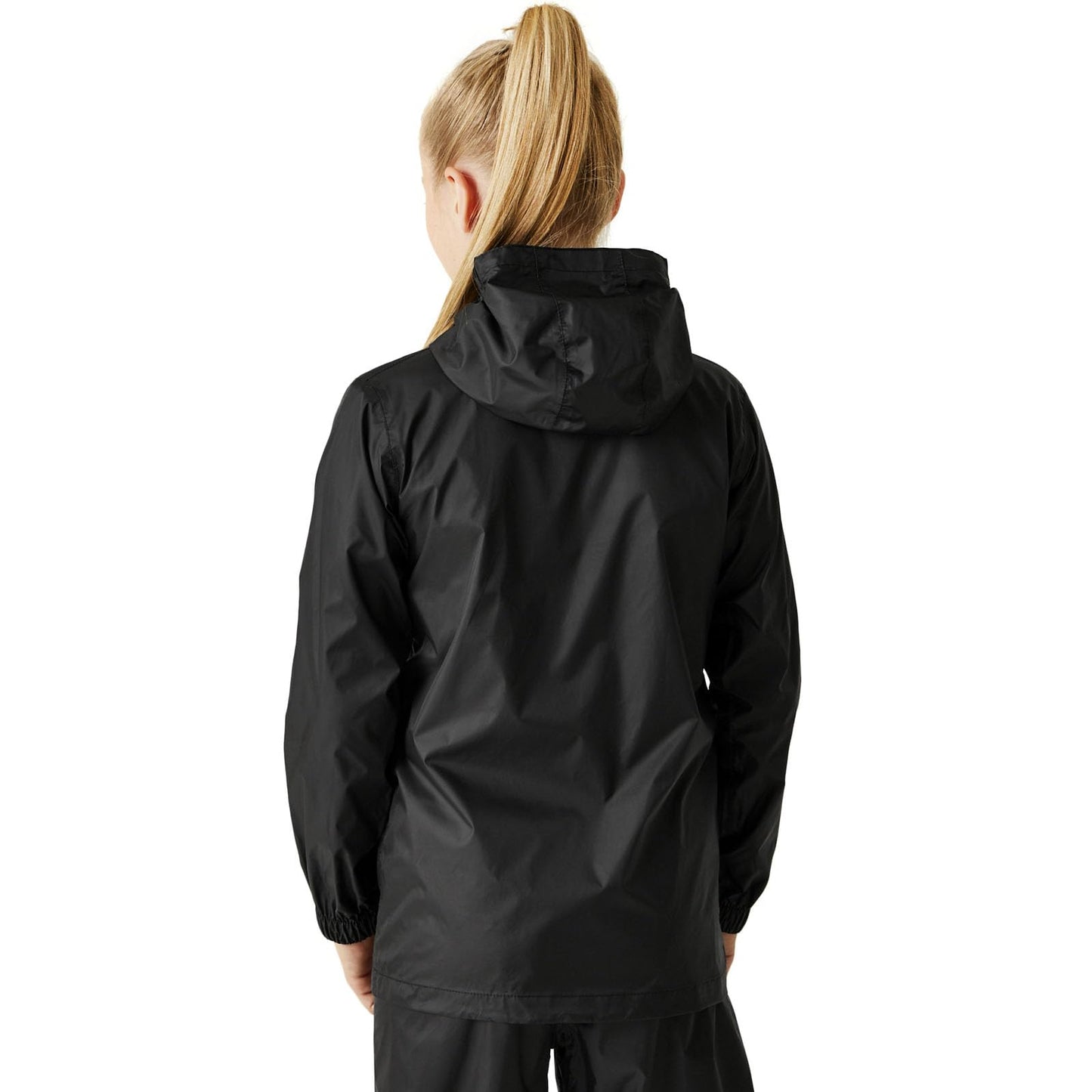 - Regatta Kids Pack it III Waterproof Jacket | Black -