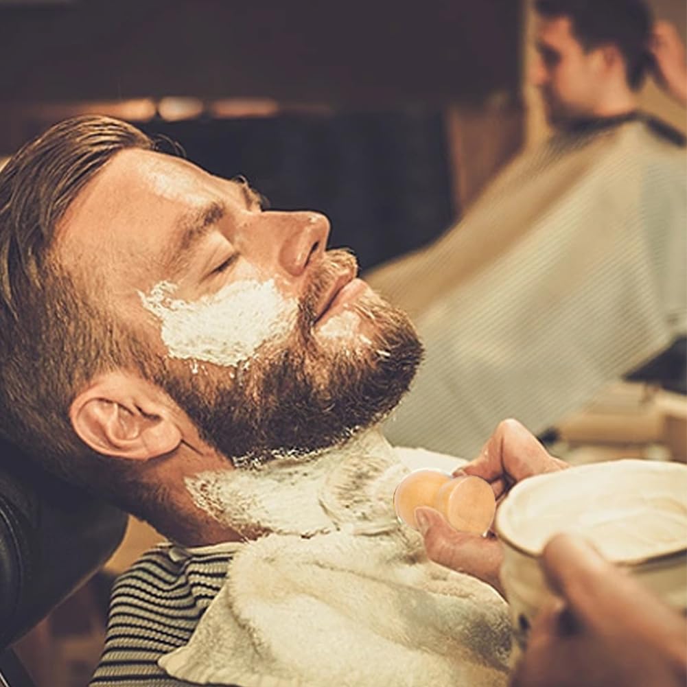 - Redwestmelon Shaving Brush | Shaving Brush with Elegant Wooden Handle -