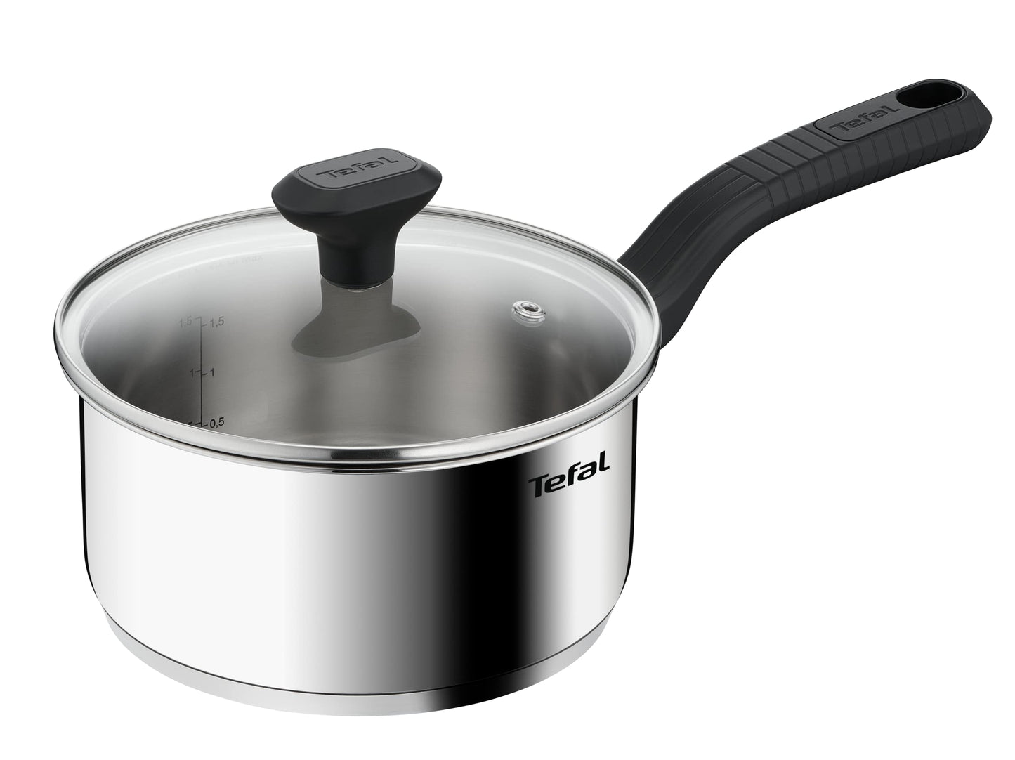 - Tefal Comfort Max Saucepan | 18cm Induction Stainless Steel -