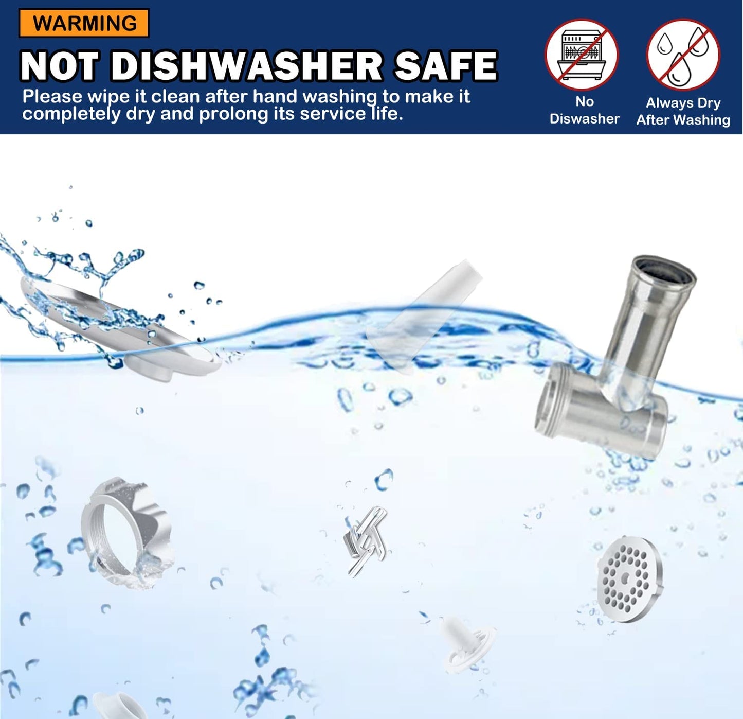 - VNIMTI Meat Grinder Electric, 3500W Meat Mincer Machine -