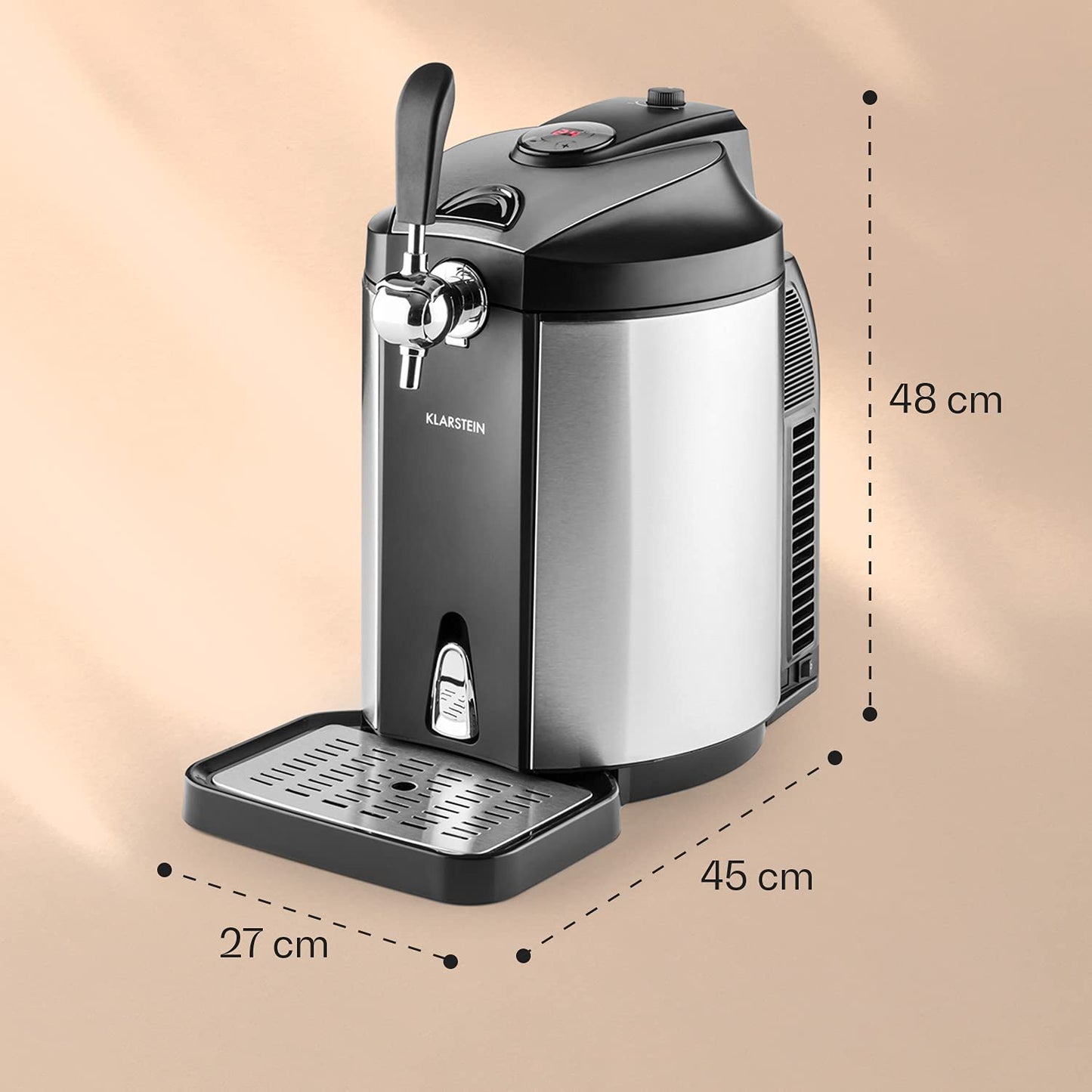 - Klarstein Skal Beer Dispenser | Thermoelectic Beer Cooler |  Beer Machine -