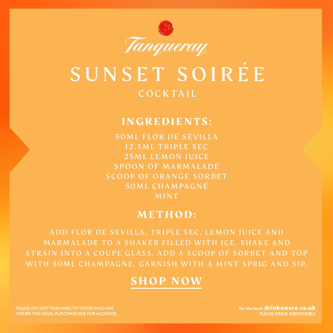 - Tanqueray Flor De Sevilla Gin | 41.3% vol | 70cl | Zesty | Citrus & Orange Gin | Flavoured Gin -