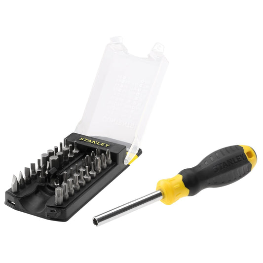 - Stanley STHT070885 | Multibit Screwdriver Set | (34 Pieces) -