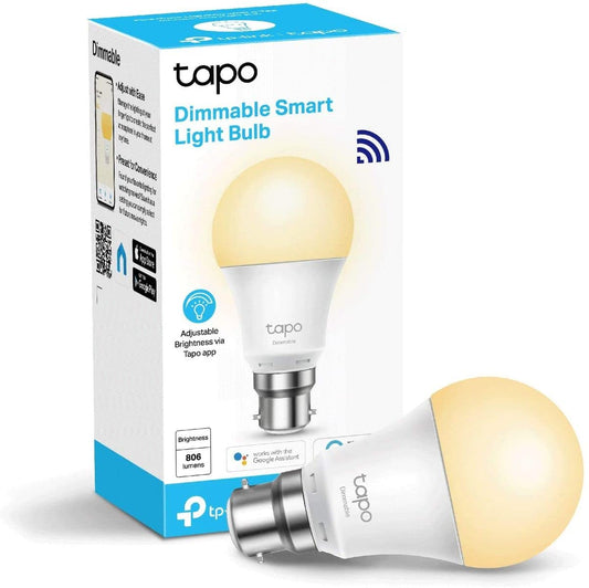 - Tapo Smart Bulb | Smart Wi-Fi LED Light | B22 | 8.7W | Energy saving -