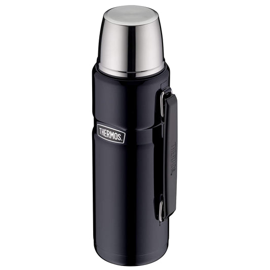 - Thermos Stainless King Flask | glossy black | 1.2 L |33.6 x 11.99 x 33.6 cm -