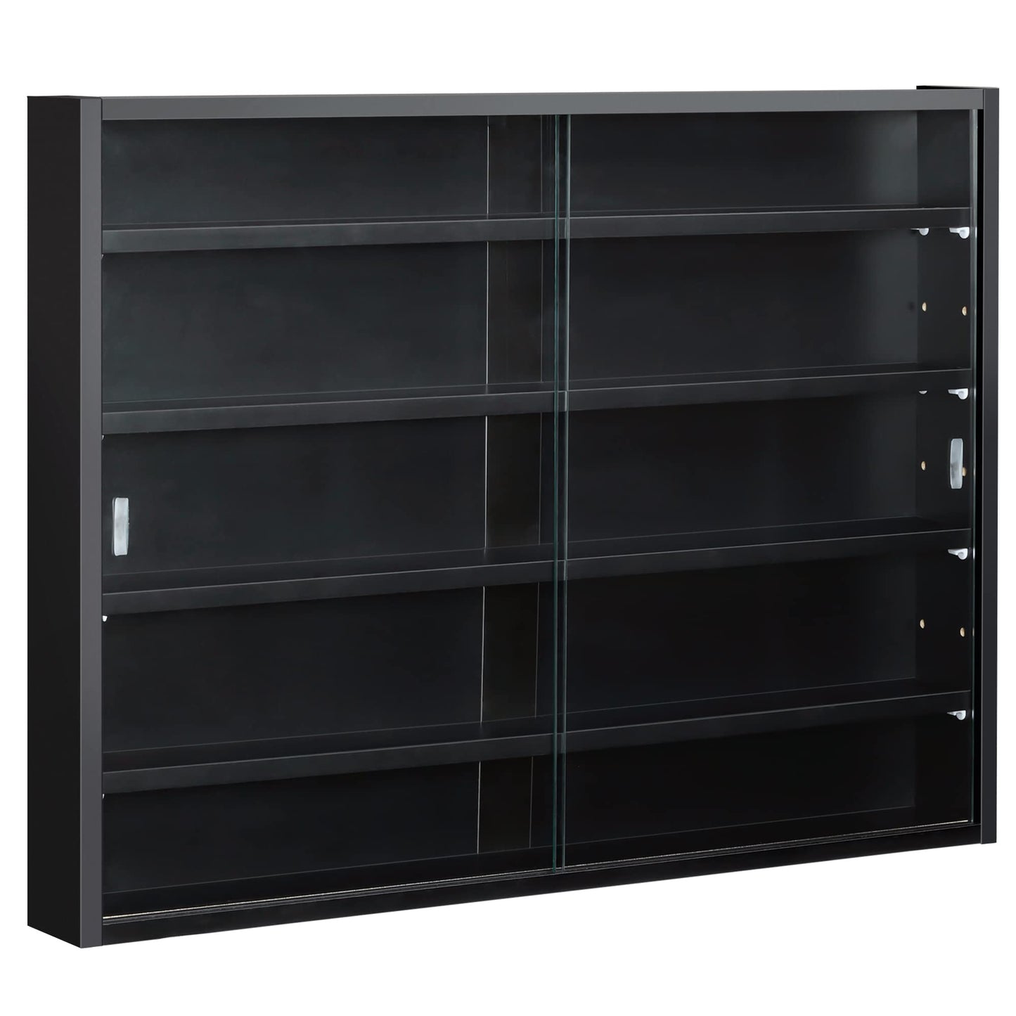 - HOMCOM 5-Tier Wall Display Shelf Unit Cabinet -