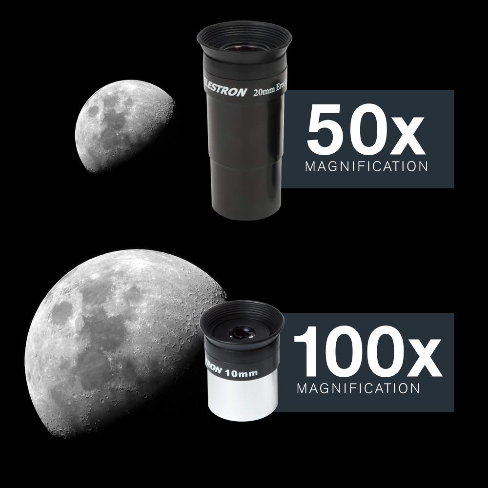 Celestron 31042 AstroMaster 114EQ Newtonian Reflector Telescope, Dark Blue