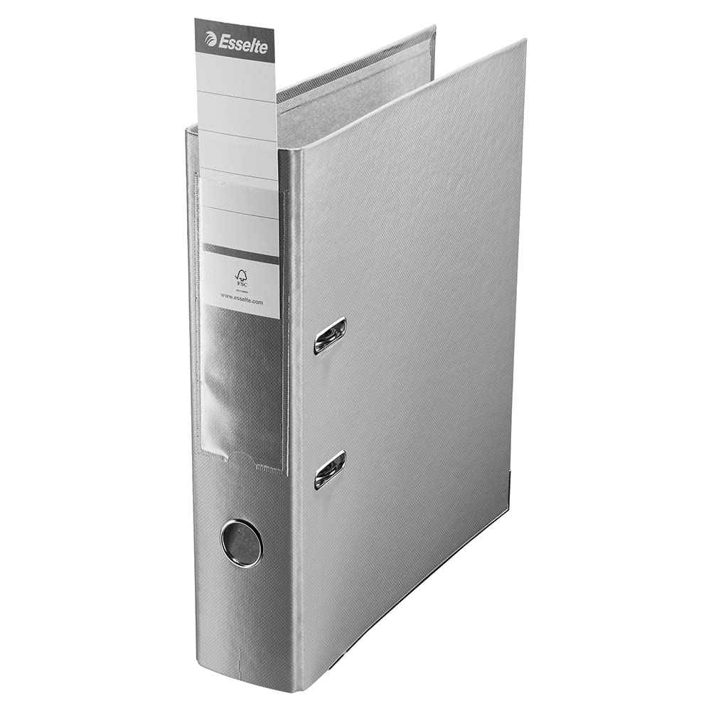 - Esselte A4 Lever Arch File | 3-Pack | 550 Sheets Capacity | Durable PP Plastic Cover -