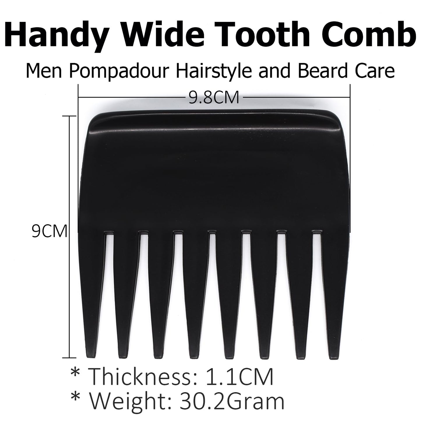 - Professional Mens Styling Comb | Anti-Static Pompadour Streaker Comb -