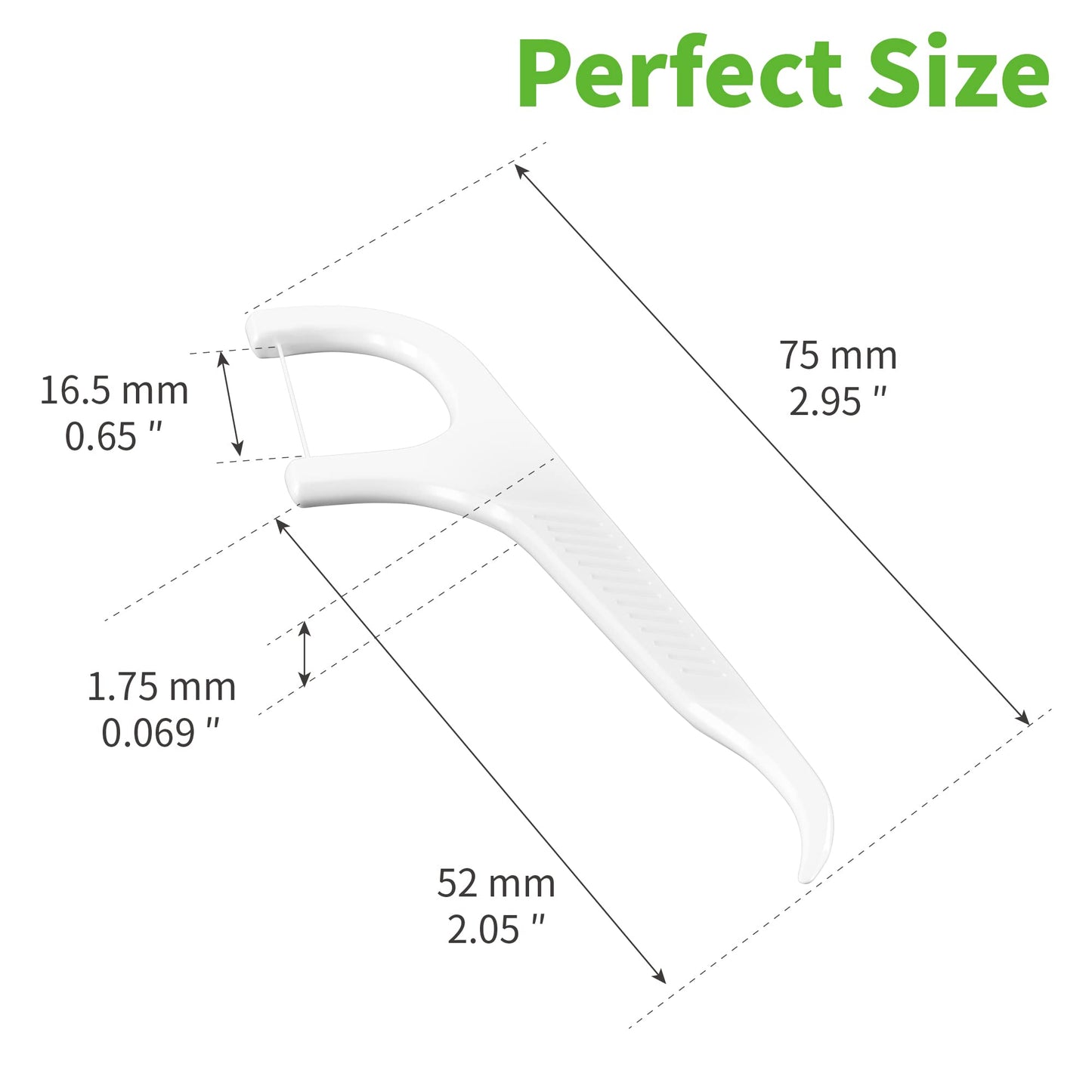 200pcs Floss Sticks Dental, Triple Clean Advanced Clean Dental Floss Stick, Easy and Simple to Use Tooth Floss Picks, Smoothly Work on Tight Teeth Floss Sticks, Keeps Your Mouth Fresh and Clean