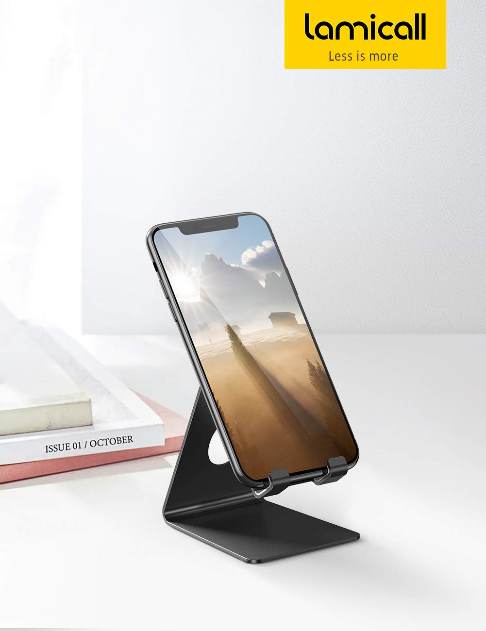 - Lamicall Phone Stand | Phone Dock | Universal Stand, Cradle, Holder, Dock Compatible With iPhone 15 14 Pro Max Plus, 13 12 Pro Max Mini, 11 Pro Xs XR X 8 7 6s, HUAWEI, Samsung S23, Smartphones -