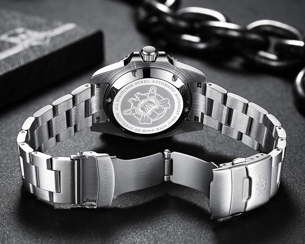 - STEELDIVE SD1953 | Men's Automatic Diver Watch | 300m Water Resistance -