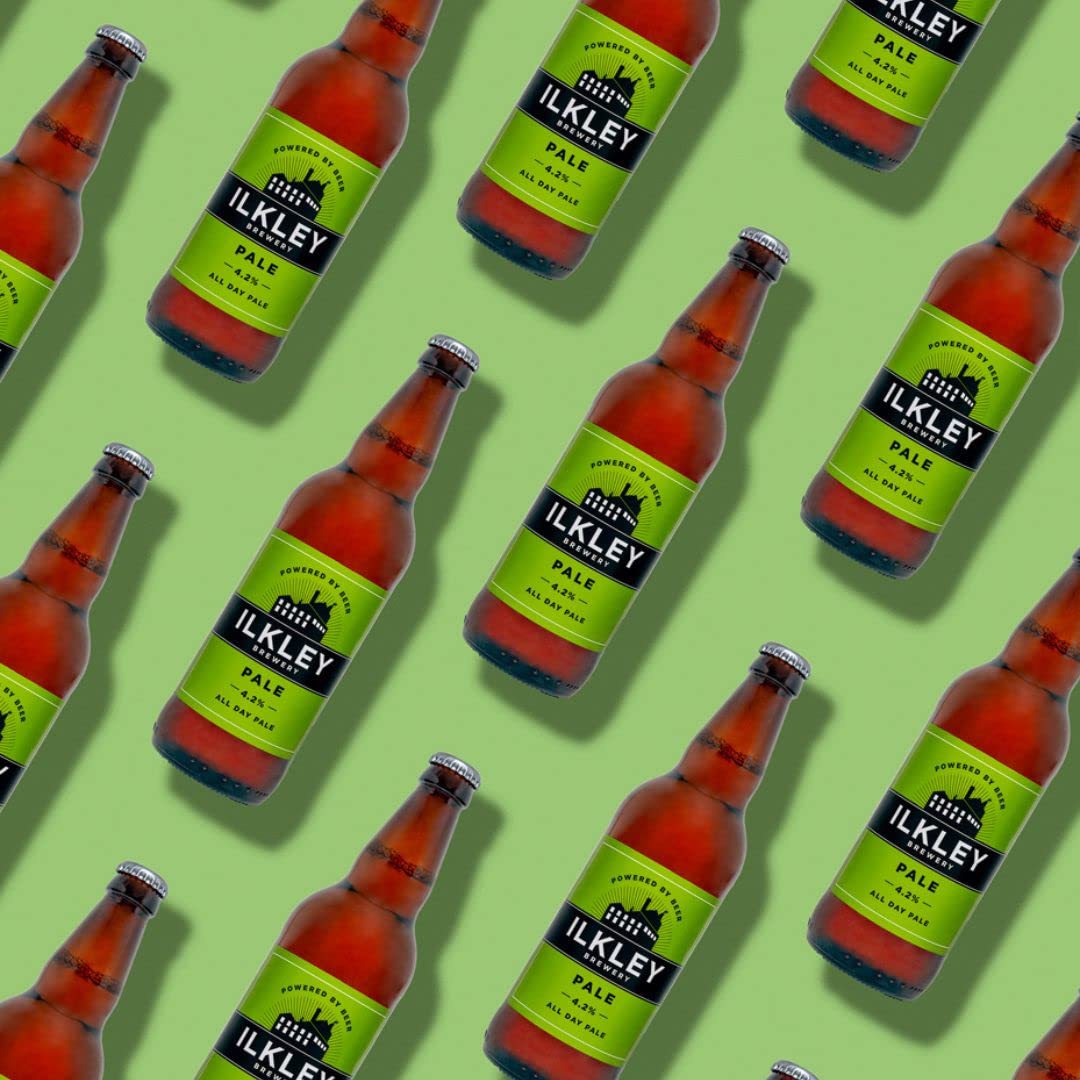 - Ilkley Brewery Pale Ale 4.2% ABV | 12 x 500ml Bottles | Yorkshire Real Ale Craft Beer Case | The Sauvignon Blanc of Beer Refreshingly Crisp & Dry -