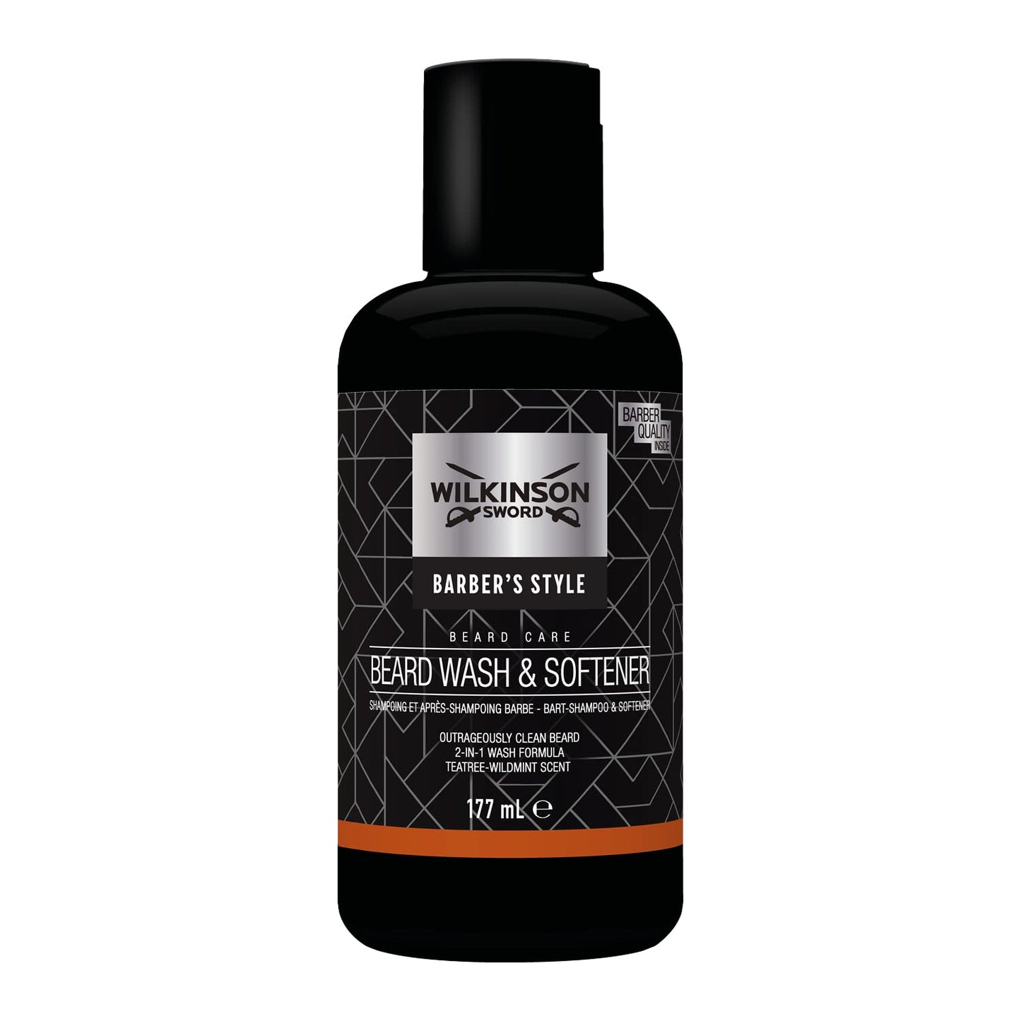 - Wilkinson Sword - Barber's Style For Men | Beard Wash & Softener | 177ml
