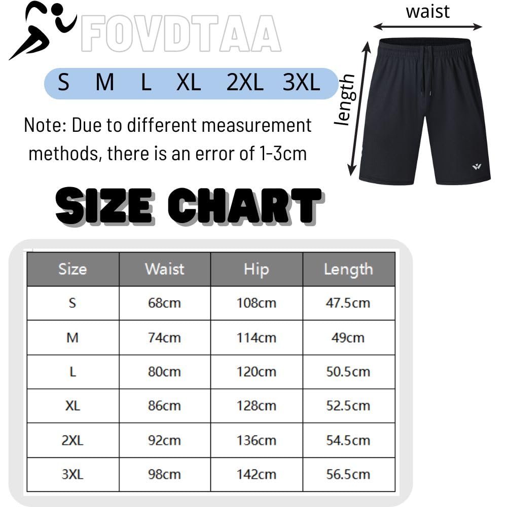 - Fovdtaa 5 Pack | Mens Sports Shorts -
