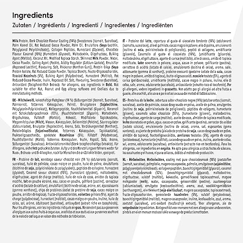 Amazon Brand - Amfit Nutrition Low Sugar High Protein Bars, Chocolate Hazelnut Flavour, 60g, Pack of 12