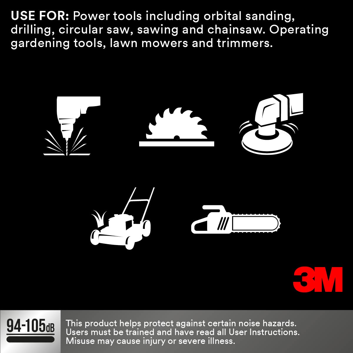 3M Peltor Optime I, H510AC1, Ear Muffs Headband, Lightweight Ear defenders, Hearing Protection reduces noise level by up to 27dB, Pack of 1,Yellow