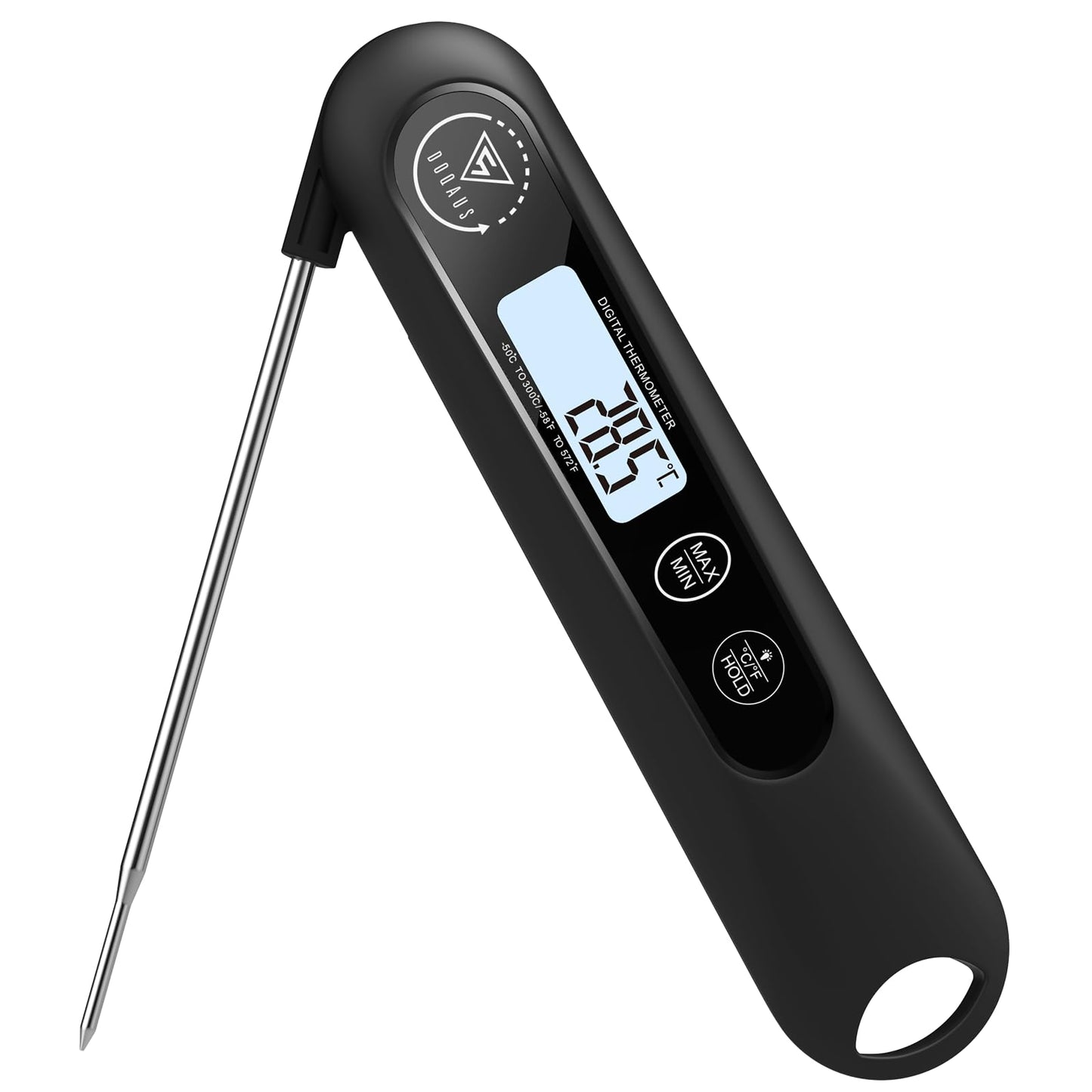 - DOQAUS Meat Thermometers | 3S Instant Read Food Thermometer | Accurate Meat Thermometer Probe With Backlight -