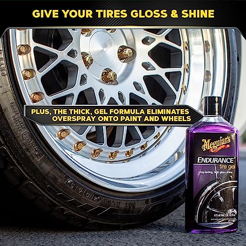 - Meguiar's G7516EU Endurance Long Lasting High Gloss Black Tire Gel -