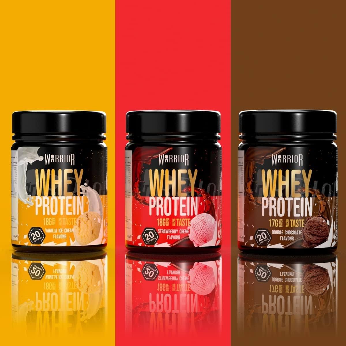 - Warrior Whey Protein Powder – Up to 17g* of Protein Per Scoop