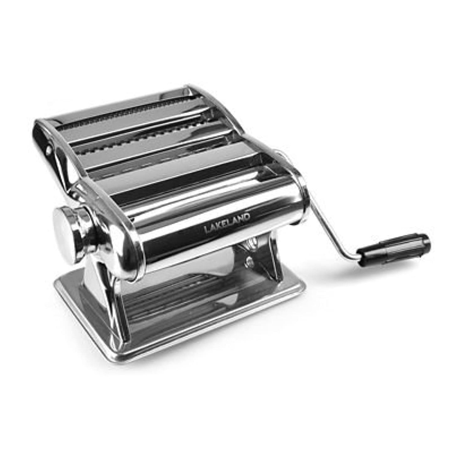 - Lakeland Pasta Machine Chromed Steel  | Makes Lasagna Tagliatelle Spaghetti & Linguine -