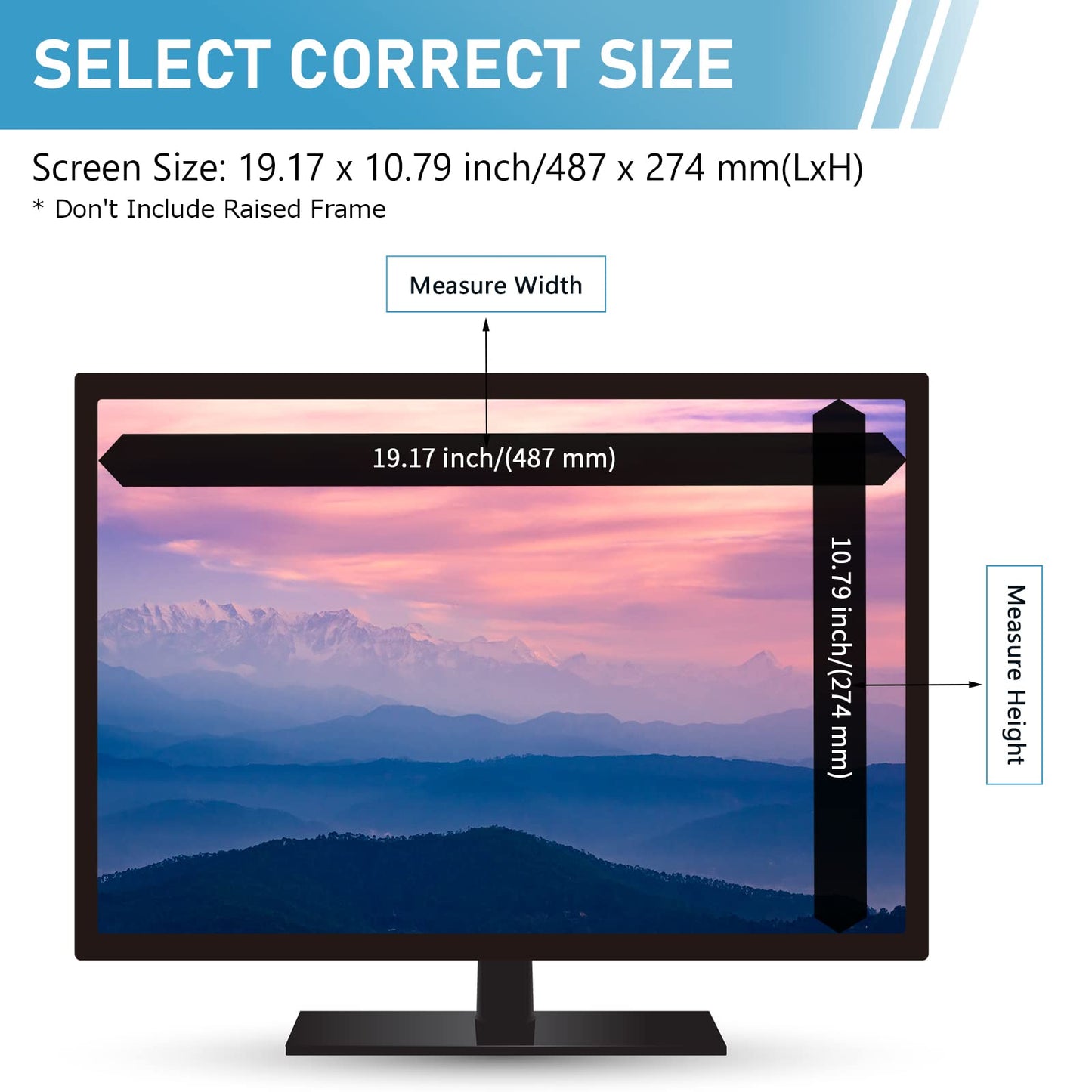 - Lively Life 22 inch Blue Light Screen Protector For Computer Monitors -