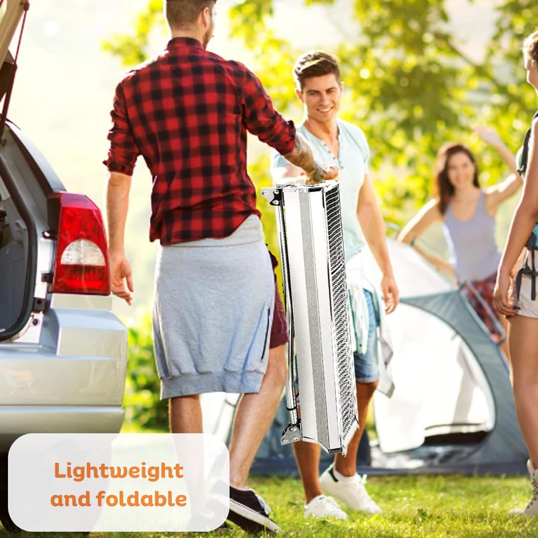 - Garden Mile Large Half Barrel Steel Charcoal BBQ Grill | BBQ Grill Outdoor Patio Garden Heating Smoker -