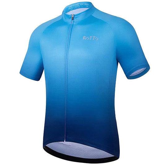 - ROTTO Cycling Jersey | Mens Short Sleeve Cycle Top | Bike Shirt -