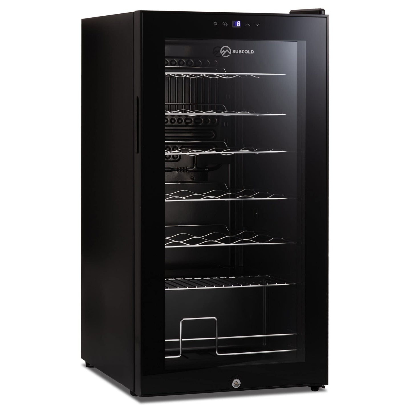 - Subcold Viva28 LED | Under-Counter Wine Fridge Black | 3-18°C | Wine Cooler -