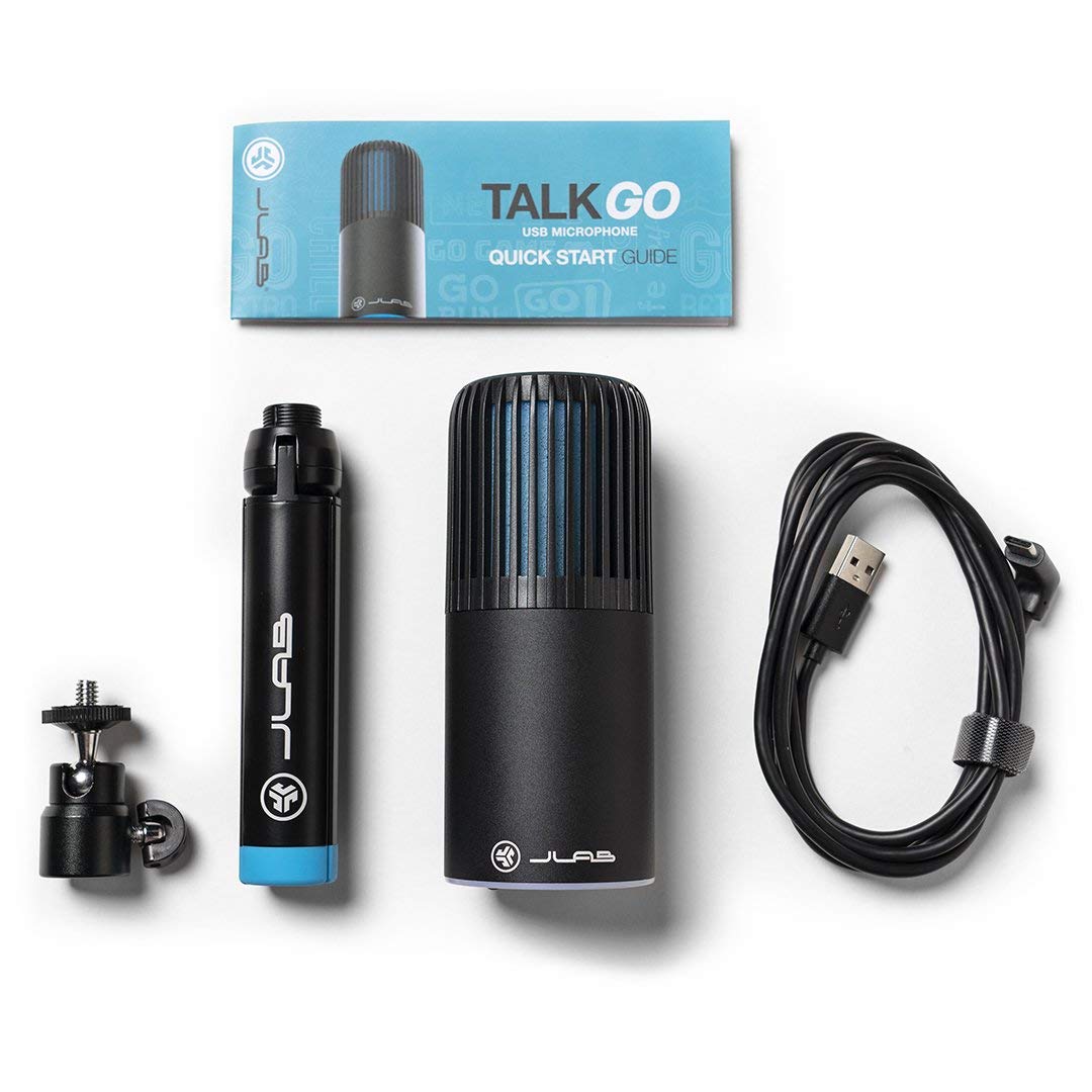 - JLab Talk Go USB Microphone | PC Mic | Podcast | Condenser Microphones for Streaming -