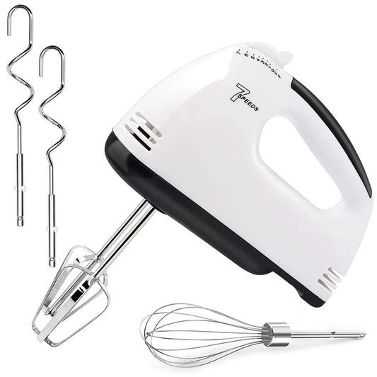 - Hand Mixer Electric New 7-Speed Mixers for Baking | Stainless Steel Electric Hand Whisk | Electric Whisk Hand Mixer -