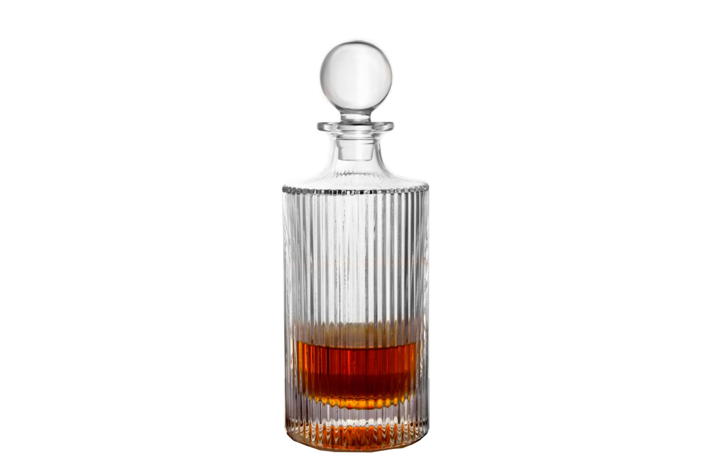 - Whiskey Decanter and Glass Stopper 27 oz Square Decanter for Whiskey
