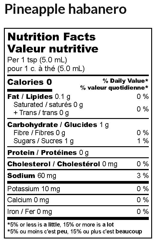 - Heartbeat Hot Sauce | Pineapple Habanero | 6oz -