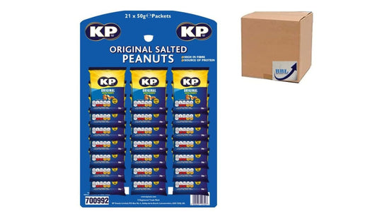 - KP Original Salted peanuts | Pub Card | 21 X 50 G -