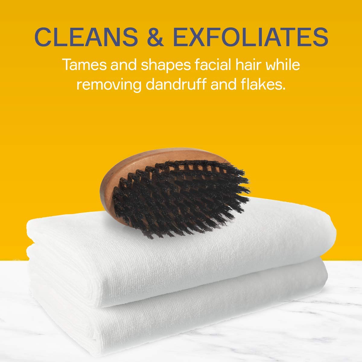 - Seven Potions Boar Bristle Beard Brush For Men | Made of Pear Wood with 100% First-Cut Boar Hair -