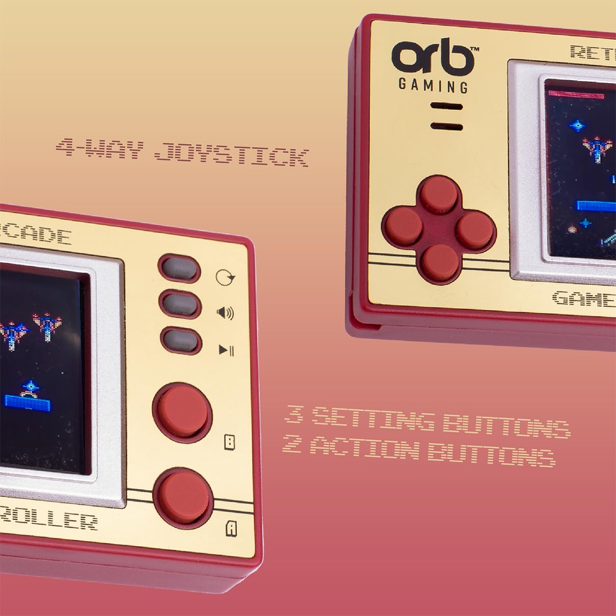 - Mini Retro Games Console | 150 In-Built Games | 8-Bit Retro Gaming Handheld Console -