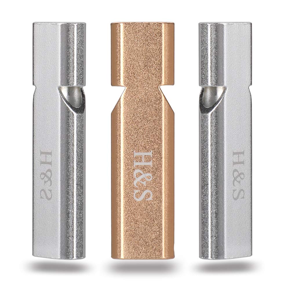 - H&S Emergency Whistle | 3pcs Survival Safety Whistle With Lanyard For Camping -