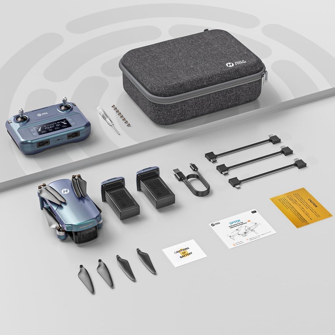 - Holy Stone GPS Drone With Camera | 4K | Foldable FPV RC Quadcopter -