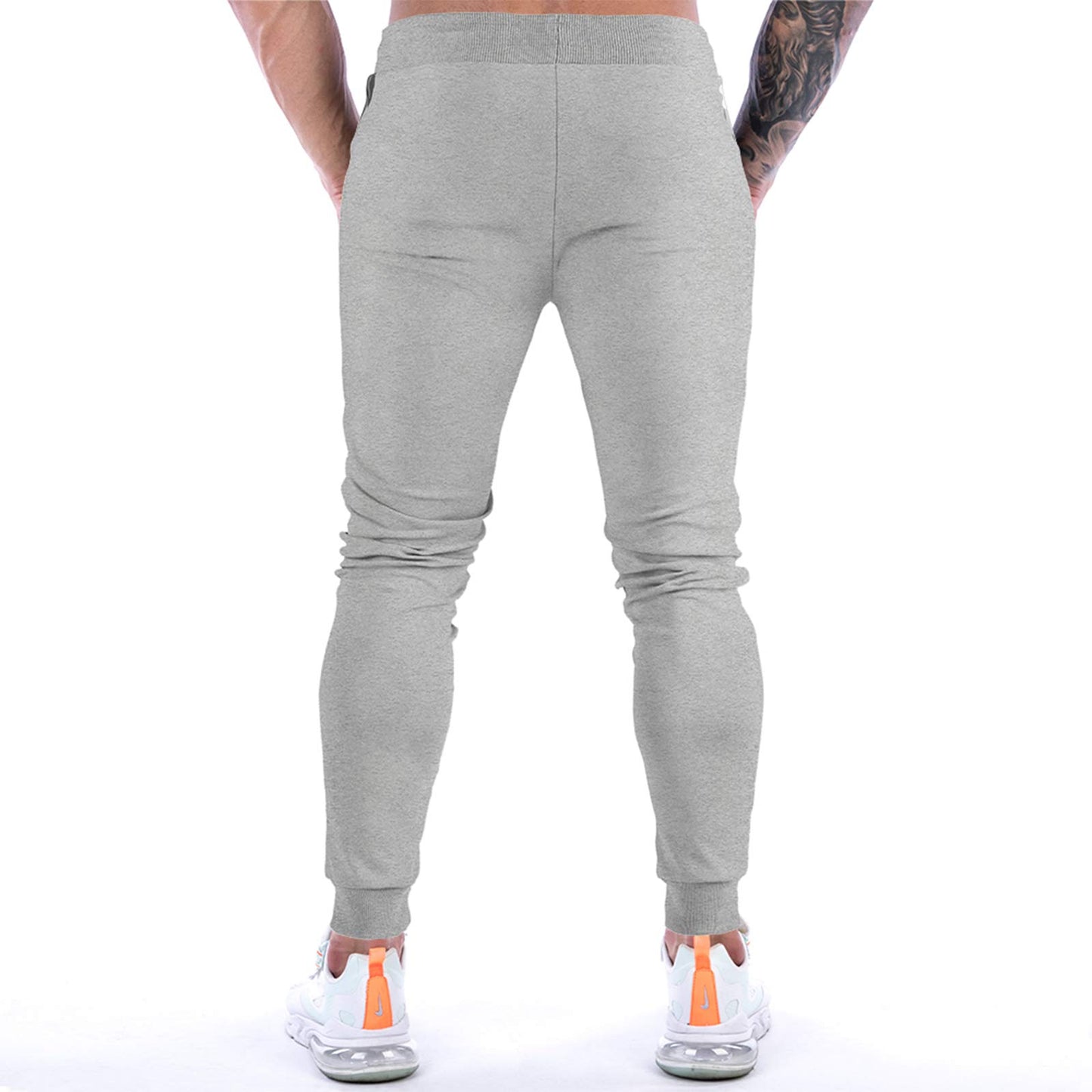 -MakingDa Mens Gym Joggers | Sweatpants | Slim Fit | Running Workout Trousers -