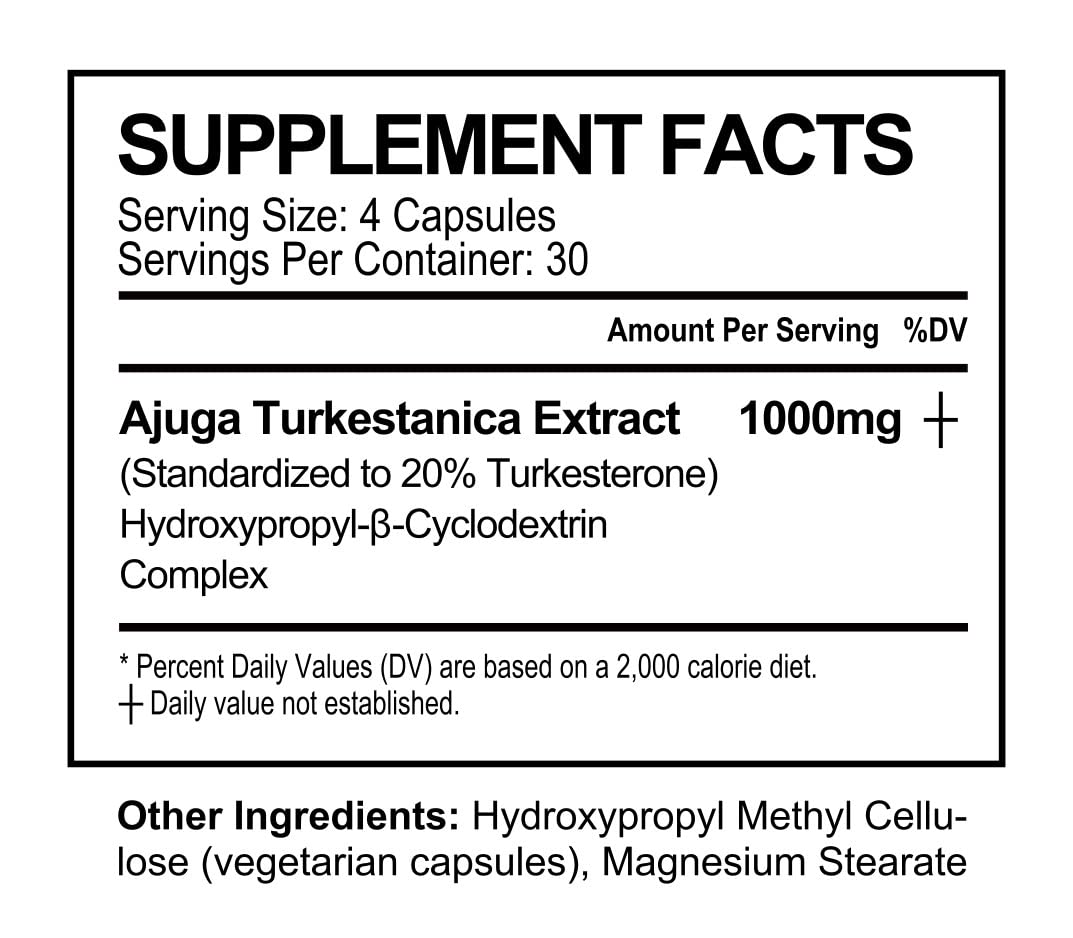 - Psycho Pharma Turkesterone 20% (1000 mg) | 120 count -