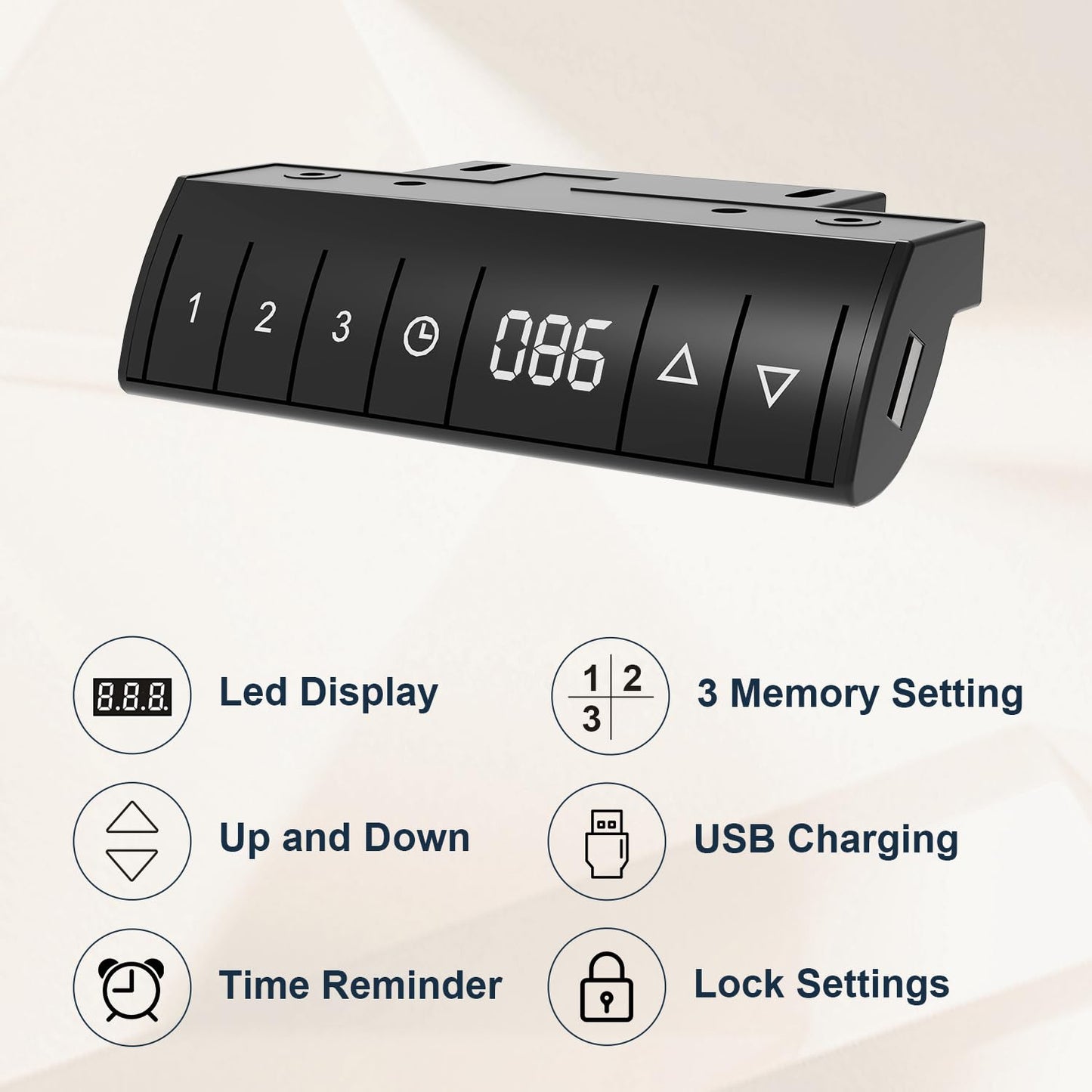 - Homall Electric Standing Desk | 140x70cm | Height Adjustable Desk | USB Charging -