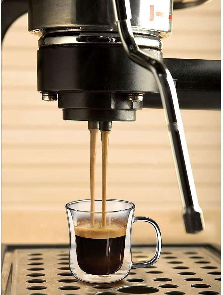 - ecooe Espresso Coffee Glass | 120ml | Set of 2 -