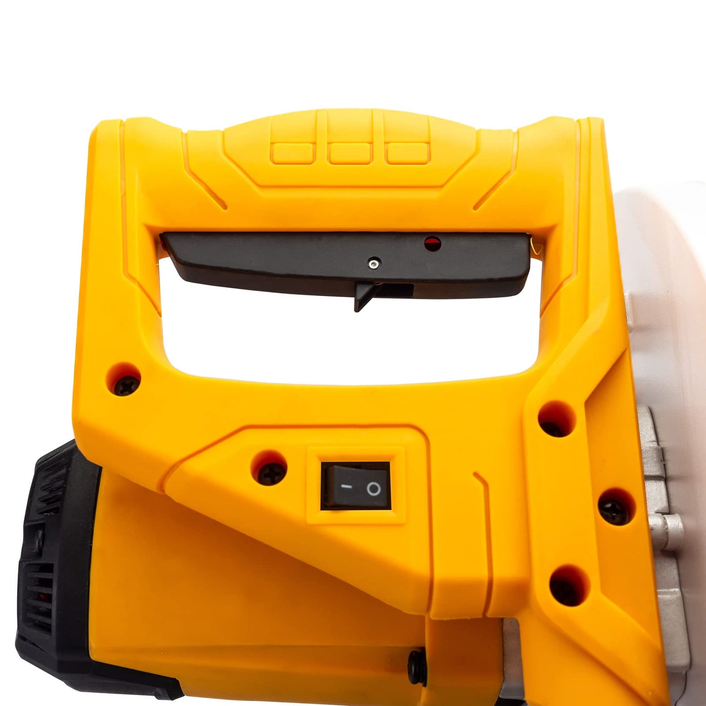 - JCB 210mm Mitre Saw with Laser Guide | 4 Cut Settings & Dust Collection Feature | 45 Degrees | 5500rpm | Soft Grip Handle -